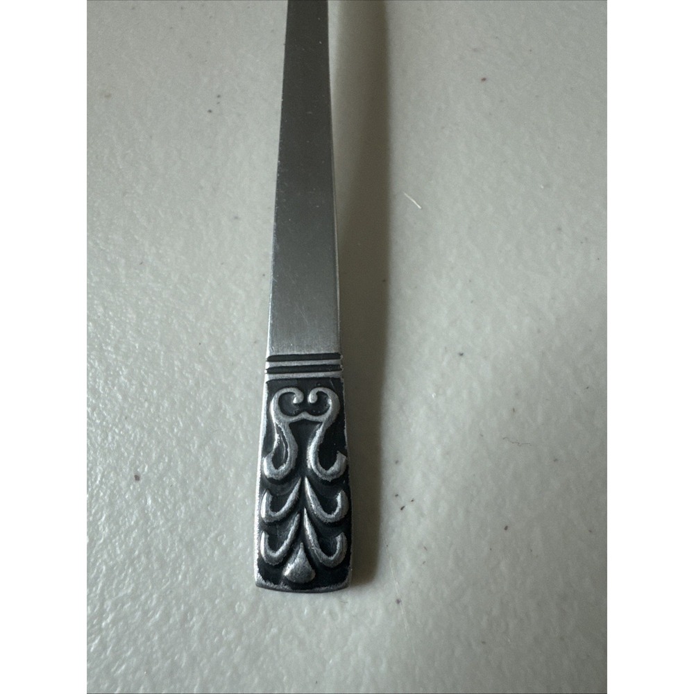 Carlyle CAMEO Stainless Satin Handle Hong Kong Silverware Solid Jelly Server - Picture 2 of 4
